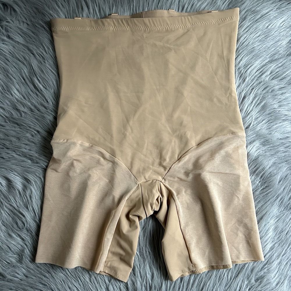 HoneyLove SculptWear SuperPower Short Women Size 3X Sand Tan Shapewear Sculpting
